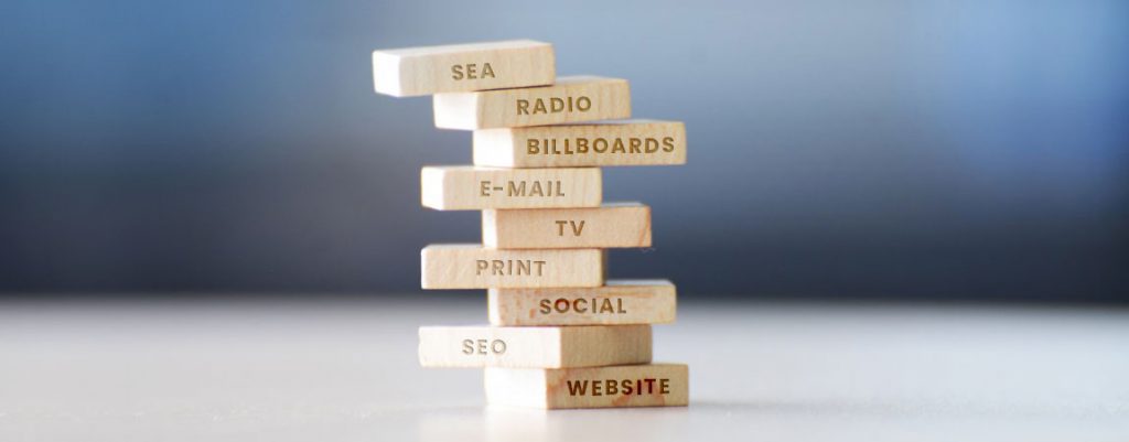 Je ideale middelenmix bestaat uit een stapeling van marketingmiddelen