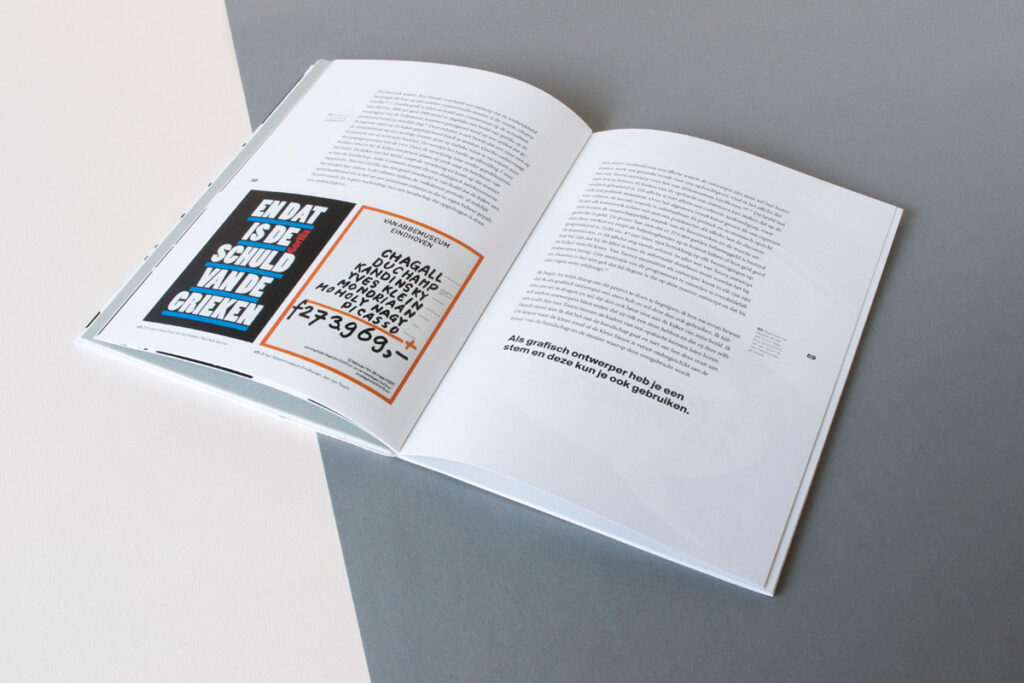 Afstudeerscriptie Goed. Grafisch ontwerp door Stephanie van der Harst